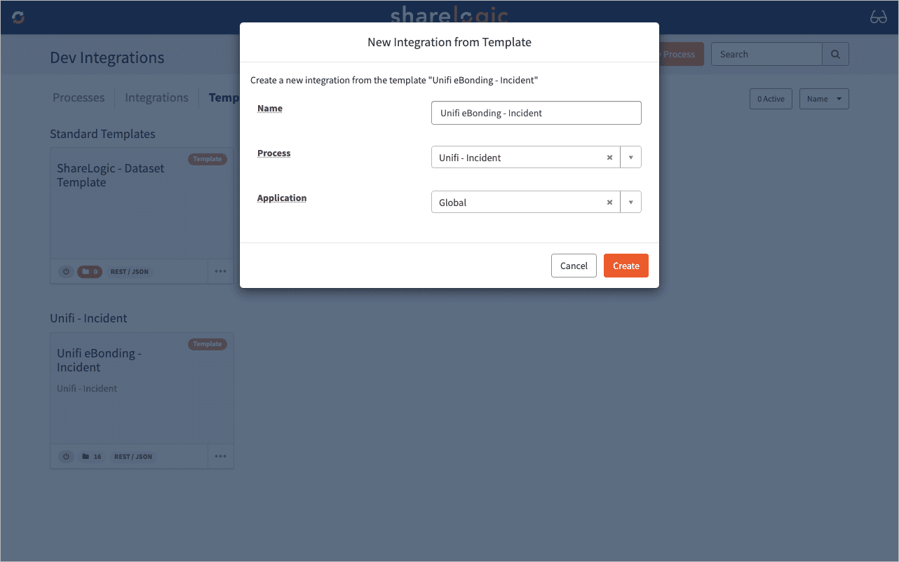 Unifi dashboard templates